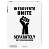 introverts unite separately in your own homes black iPad 3 and 4 Case
