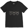 eat,sleep,game V-Neck Tee