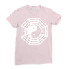 i ching ying and yang Ladies Fitted T-Shirt