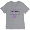 i crochet so i don't choke people save a life, send yarn V-Neck Tee