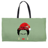 frida kahlo christmas Weekender Totes