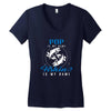 Pop is my Name Fishing Is My Game Women's V-Neck T-Shirt
