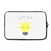 lit af kawaii light bulb Laptop sleeve