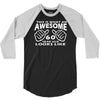 this is what an awesome 60 year old looks like 3/4 Sleeve Shirt