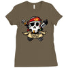 pirate wars Ladies Fitted T-Shirt