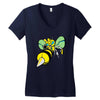 bumble bee Women's V-Neck T-Shirt