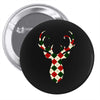 christmas deer Pin-back button
