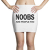 noobs are people too t shirt x large funny nerdy geek cod halo cool ga Mini Skirts