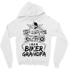 You Cant Scare Me I am Biker Grandpa Zipper Hoodie