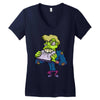 monster cartoon character 14 Women's V-Neck T-Shirt