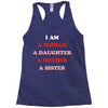 i Am A Woman A Daughter A Mother A Sister Racerback Tank