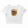 monster burger (2) Crop Top