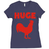 huge cock Ladies Fitted T-Shirt