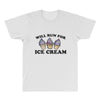 will run for ice cream All Over Men's T-shirt