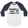 daddy little cuttie 3/4 Sleeve Shirt