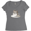 perk up Women's Triblend Scoop T-shirt
