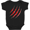 red strong Baby Bodysuit