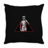 david with rose tattoo Throw Pillow