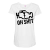 oh sh!t Maternity Scoop Neck T-shirt