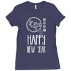 happy new year Ladies Fitted T-Shirt