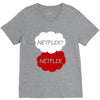 netflix netflix V-Neck Tee