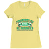 property of st Ladies Fitted T-Shirt