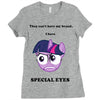 twilight has special eyes Ladies Fitted T-Shirt