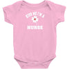 Kiss Me I Am A Nurse St Patricks Day Design Baby Onesie