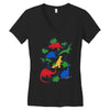 dinosaurs Women's V-Neck T-Shirt