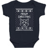 meowy christmas Baby Bodysuit