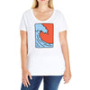 Wave Ladies Curvy T-Shirt