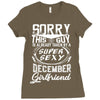 This Guy Is Taken By A Super Sexy December Girlfriend Ladies Fitted T-Shirt