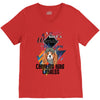 who loves cavalier king charles V-Neck Tee