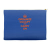 occupy wall street t shirt 99% organize carry on anti corporate greed Accessory Pouches