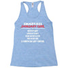 Smartass January Girl Racerback Tank