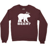 bear deer beer Crewneck Sweatshirt