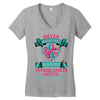 Thyroid Cancer Warrior Women's V-Neck T-Shirt