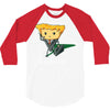 what's in his briefqueso 3/4 Sleeve Shirt
