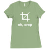 oh crop Ladies Fitted T-Shirt