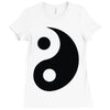 yin yang Ladies Fitted T-Shirt