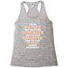 Braver Stronger Smarter Uterine Cancer Awareness Racerback Tank