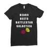 bears beets battlestar galactica Ladies Fitted T-Shirt