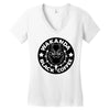 wakanda black coffee Women's V-Neck T-Shirt