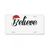 believe License Plate