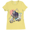 reaper's pizza Ladies Fitted T-Shirt