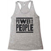 power to the people Racerback Tank