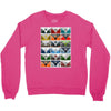 vw camper van fronts, ideal gift or birthday present Crewneck Sweatshirt