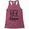 in a world full of grinches be a cindy lou who Racerback Tank