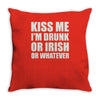 kiss me Throw Pillow