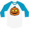 crazy pumpkin 3/4 Sleeve Shirt